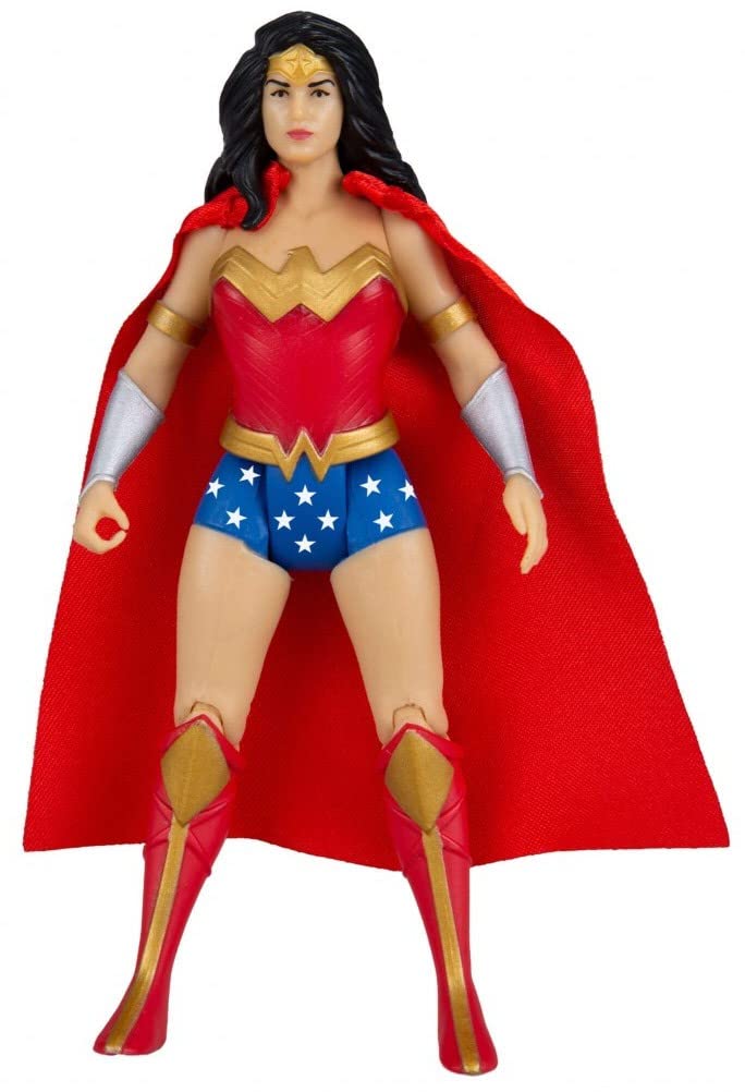 McFarlane Toys, DC Multiverse, 5-inch DC Super Powers Wonder Woman Action Figure with 5 points of articulations, Collectible DC Retro 1980’s Super Powers Line Figure – Ages 12+