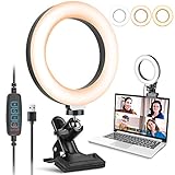 Video Conference Lighting, Aureday 6” Led Selfie