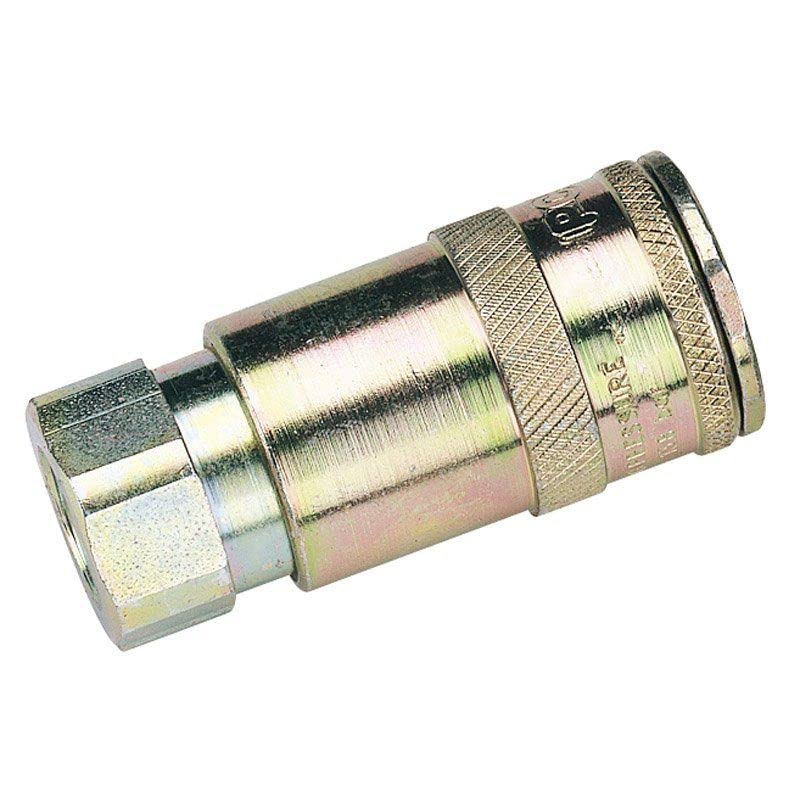 Draper 51384 Vertex Taper Air Line Coupling with Female Thread, 1/4" BSP