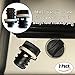 BEAST Cooler Accessories 2 Pack Drain Plug Replacement, Leak Proof, Compatible with RTIC, ORCA, Yeti Cooler, Tundra Coolers and Tank Ice Buckets, 3 x 1.5 x 1.5 inches