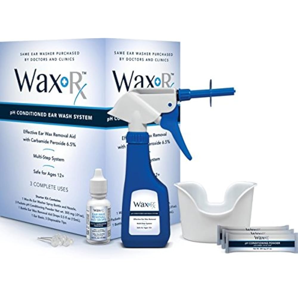WaxRx PH Conditioned Ear Wash System (Standard) Health & Personal Care