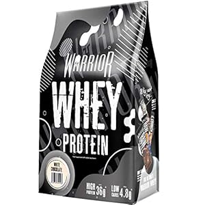 Warrior-Whey-Protein-Powder-1kg-Packed-with-36g-of-Protein-White-Chocolate-Warrior-Supplements Warrior, Whey - Protein Powder - Packed with 36g of Protein - Low Sugar, and Low Carbs (White Chocolate, 1kg)