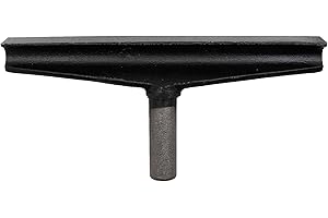 Vkinman 12 Inch Lathe Tool Rest 1 Inch (25.32mm) Post Stainless Steel Wood Lathe Tools Rest, T Type Tool Post for Wood Lathe