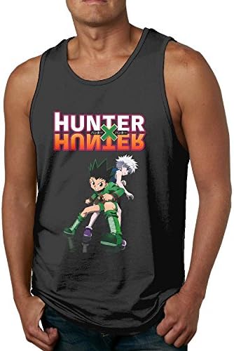 Gilles Men's Hunter X Hunter Vest New Jersey Tank Black