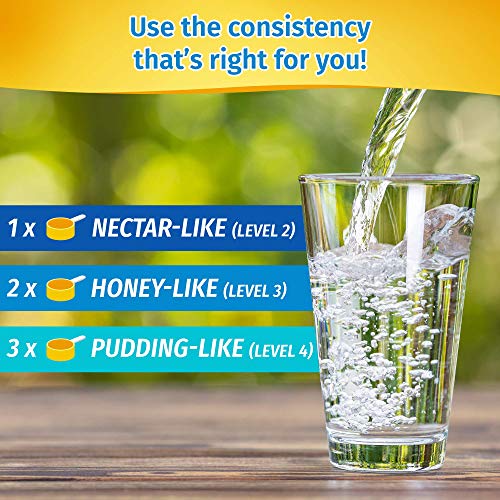 Clear DysphagiAide Thickener Powder Instant Thickener for Liquids and