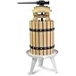 SQUEEZE master Fruit Apple Cider Wine Classic Press- 1.6 Gallon/6L-Solid Wood Basket- 6 Press Wooden Blocks-Pole Handle…