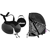 Cabeau Evolution S3 - (Steel Grey) with Nap Now Hoodie - Attachable Hoodie