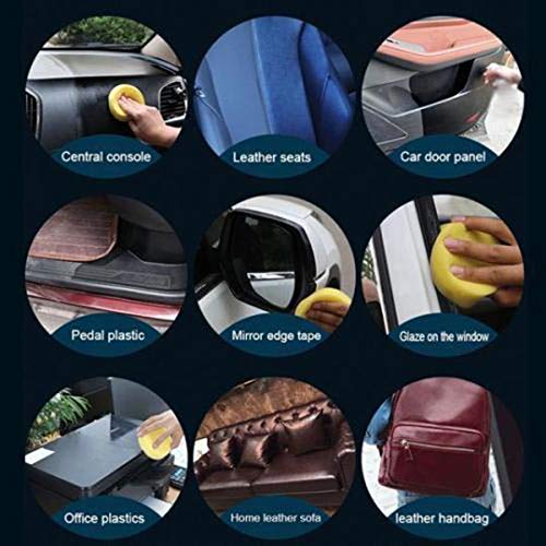 Thethan 1 Pcs Car Plastic Leather Refurbishing Agent Interior Wax Multi-Purpose Cleaner