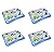 Festar 4-Pack Inflatable Ice Serving Bar Coolers for Parties, Salad BBQ Picnic Ice Food Drinks Buffet Server Tray for Indoor Outdoor Party