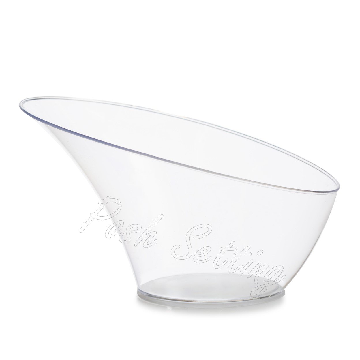 Posh Setting Crystal Clear, Disposable Premium Hard Plastic