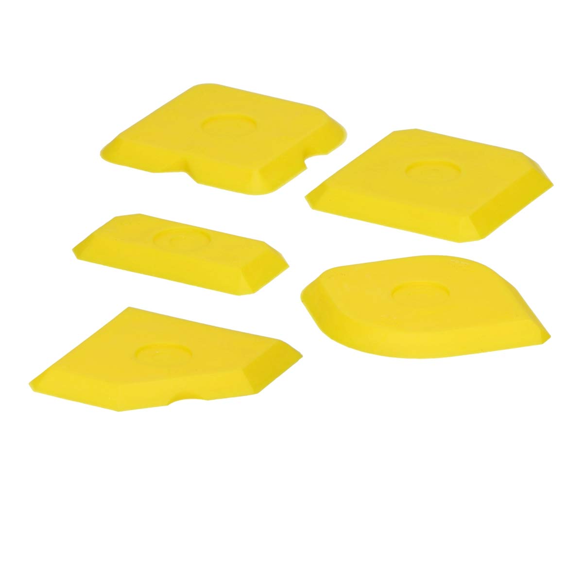 ECD Germany Joint Smoothing Set 5 pcs - Professional Joint Puller Set for Silicone, Silicone Joints and Acrylic - Silicone Spatula