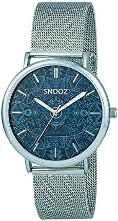Snooz Men's Analogue Quartz Watch with Stainless Steel Strap Saa1042-70