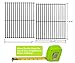 Hongso SUS304 Grill Grates for Grill Master 720-0697, Nexgrill 720-0697 720-0697E, Uniflame GBC981W GBC981WBU, Replacement Parts for Sunbeam 720-0697 Models, Food-Grade Stainless Cooking Grids 17 inch