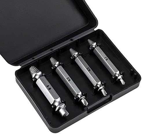 Damaged Screw Remover Set - Screw Remover and Extractor Set - Set of 4 Easily Remove Stripped or Damaged Screws