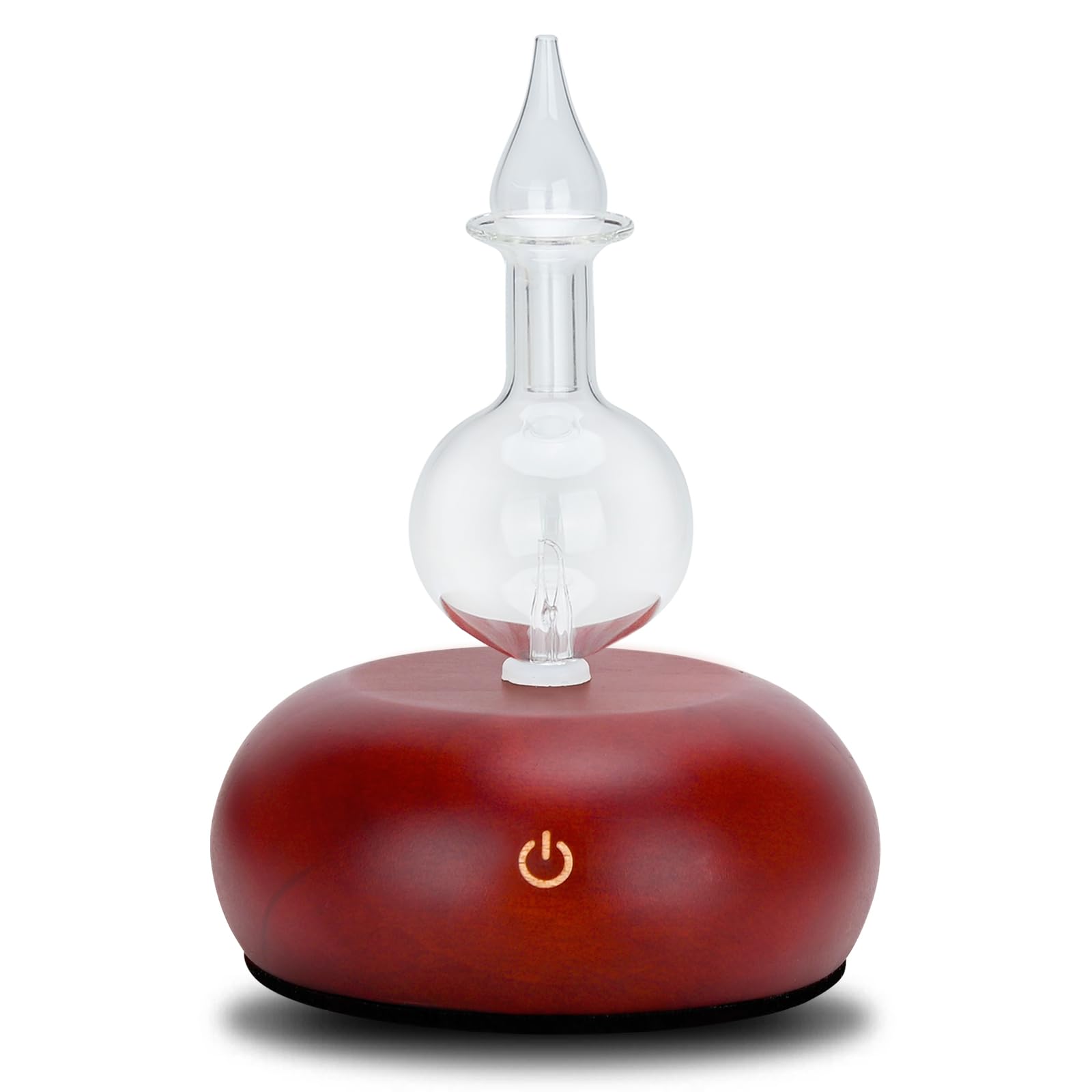 Photo 1 of Vintage Pure Essential Oil Diffuser for Aromatherapy - 7-Color LED, Adjustable Mist, No Heat or Water Required, Ideal for Home, Bedroom, and Professional Use (Dark Wooden)
