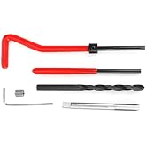 M6x0.75 Thread Repair Kit Stainless Steel Rethreading Tap Set for Female Thread Repairing Insert