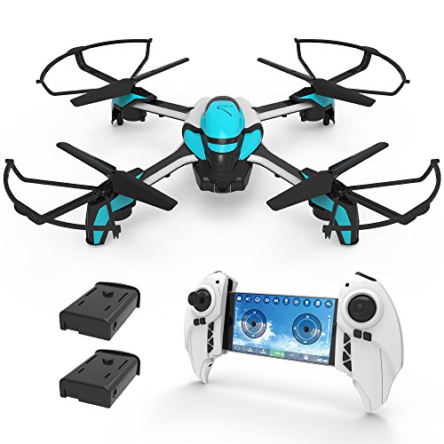 KAI DENG K80 Drone with Camera for Kids - 720P HD Camera Live video Kids Drone for Beginner & RC Helicopter with Remote Control - Extra Battery