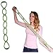 FOMI 7 Ring Stretch and Resistance Exercise Band | Back, Foot, Leg, and Hand Stretcher, Arm Exerciser | Portable | for Home or Fitness Center Workout, Physical Therapy