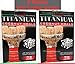 2 Boxes Extra Large Cube 72 Piece Titanium 100% Natural Coconut Coal Hookah Charcoal Shisha 2KG Box Chronic