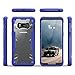 Zizo Proton 2.0 Series Compatible with Samsung Galaxy S8 Plus Case Military Grade Drop Tested with Tempered Glass Screen Protector Blue Clear