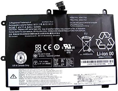 TanDirect New 11e 45N1748 Replacement Laptop Battery Compatible with Lenovo ThinkPad Yoga 45N1749 45N1748 45N1751 45N1750 (7.4V 34Wh)