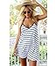 Mansy Women's Summer Strap Loose V-neck Halter Casual Beach Dress