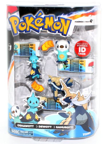 Pokemon Evolution 3 Pack - Oshawott Dewott Samurott - T18003