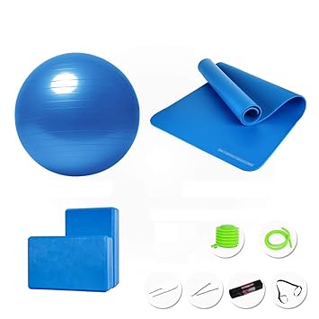 CAJOLG Esterilla Yoga Gruesa Colchoneta Gimnasia Set, Yoga ...
