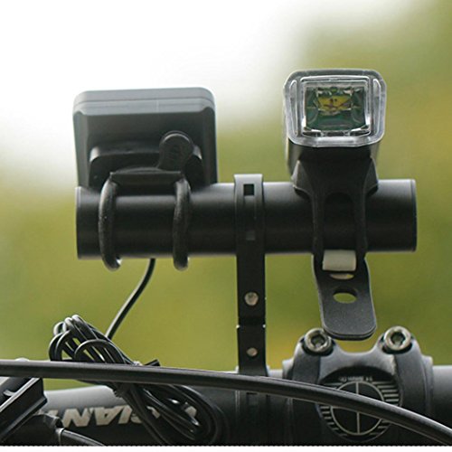 Dartphew Bike Accessories,Dartphew Fashion Outdoor lightweight Durable Solid Bike Flashlight Holder Handle Bar Bicycle Accessories Extender Mount Bracket (Color: Red/blue/Black) (Black) - Thumbnail 2