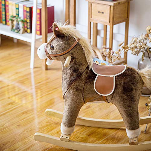 4 Kinbor+Wooden+Rocking+Rocker+Birthday