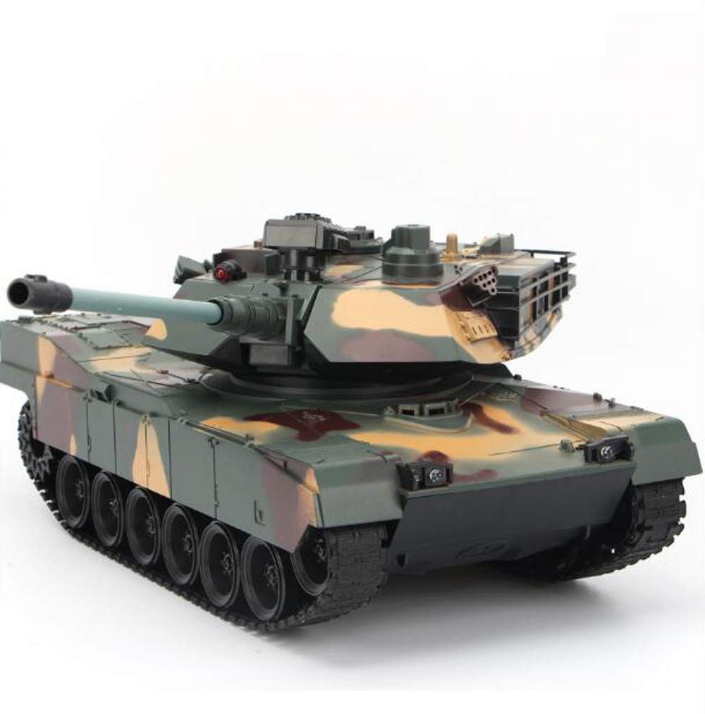 M1a2スーパーラージリモートコントロールタンクチャリオット1時18分缶爆弾モデル充電バトルボーイトイギフト 迷彩グリーン B07q247fxb その他 話題の行列 Www Etdmall Com