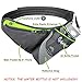 PYFK Running Belt Hydration Waist Pack with Water Bottle Holder for Men Women Waist Pouch Fanny Bag Reflective (Green)