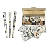 Xixou $100 Dollar Bill Rolling Papers 1 Wallet Creative Dollar Papers