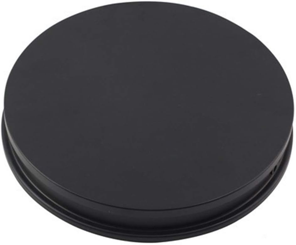 XSHION 10 Inch Dia Electric Motorized Rotating Turntable Display Stand, 360 Degree Electric Rotating Display Turntable for Display Collectibles, Action Figures, Jewelry, Shop Display - Black