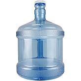 New Wave Enviro Polycarbonate Water Bottle, 2-Gallon, Screw Top Cap with Integrated Handle for Easy Carrying, Built for Durability, Blue