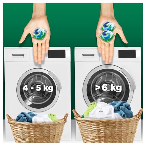 Ariel Laundry Detergent Pods All-in-1, Liquid Detergent Capsules 100 Washes, Colour+, Stain Away Power from the First Wash, Even in Cold Water