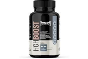 Evolve Nutraceuticals HGH Booster 2X Strength (150 Count) Anti-Aging, Increase Stamina and Energy, Rejuvenate Skin and Hair, L-Lysine HCL, L-Arginine HCL