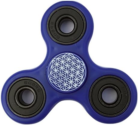 AMAZON'S TOP SELLING: Fidget Spinner Hand Spinner Toy Stress Reducer EDC Focus Toy Relieves ADHD Anxiety and Boredom Guarantee 3 min + Spin Time! Amazon Prime! (Blue)