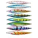 Aorace 8pcs/lot Lead Fish 8 Color Fishing Lures Fishing Tackle Knife Jigging Metal JIG 65g-2.3oz