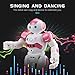Virhuck R2 Smart Remote-Controlled Robot Toy for Kids Christmas Gift with Music Lights, Walking | Singing | Dancing | Gesture Sensor | Obstacle Avoidance | Auto Display, Pink
