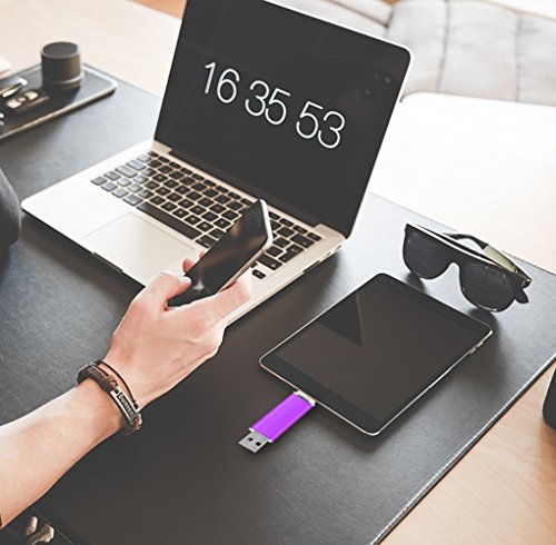 Flash Drive 32GB for Android Phone, Gig Stick OTG, USB2.0 Dual Flash Stick 32GB JBOS Memory Stick, Thumb Drives Pen Drive for Computers & Android Micro Device (Smartphone Tablet PC Samsung,etc) ROSEO