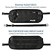 MUCO Travel Money Belt, Hidden Passport Holder, RFID Blocking Travel Wallet Belt Men and Women