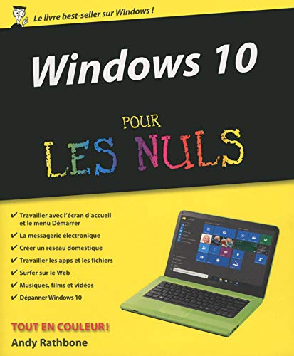 Amazon Fr Windows 10 Pour Les Nuls Rathbone Andy Livres