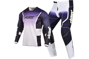 Willbros Mens Motocross Jersey Pants Combo MX Gear Set Dirt Bike Offroad Riding Racewear Adult BMX ATV