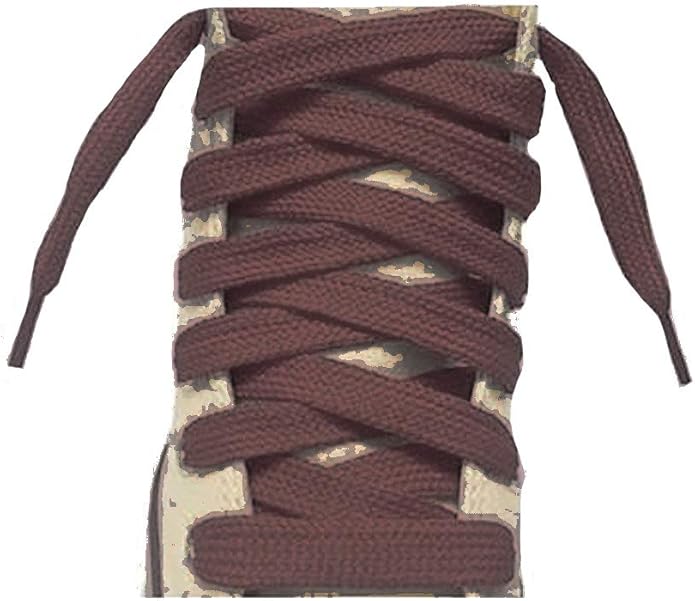 Feet People Tubular Shoe Laces, 54 Inch, Brown: Amazon.de: Schuhe & Handtaschen