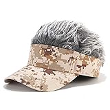 CNF CO Novelty Hair Visor Cap Adjustable Baseball