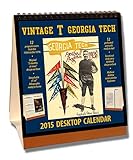 Georgia Tech Yellow Jackets 2015 Easel Desktop Vintage Football Calendar by