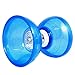 Cyclone Quartz Diabolo (Blue) - Triple Bearing Clutch Diablo - Juggle Dream Metal Hand Sticks & Firetoys Bag