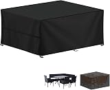 LAMUNI Garden Furniture Cover 180x120x75cm Waterproof 420D Oxford Patio Table
