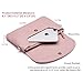 befen Full Grain Leather Wristlet Clutch Crossbody Phone Wallet, Mini Cross Body Bag with Shoulder Strap/Wrist Strap/Card Slots - Mauve